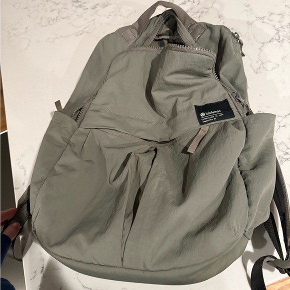 Lululemon Athletica Gray Backpack Lululemon Athletica Core Backpack 2.0 Heather Gray  main image 4
